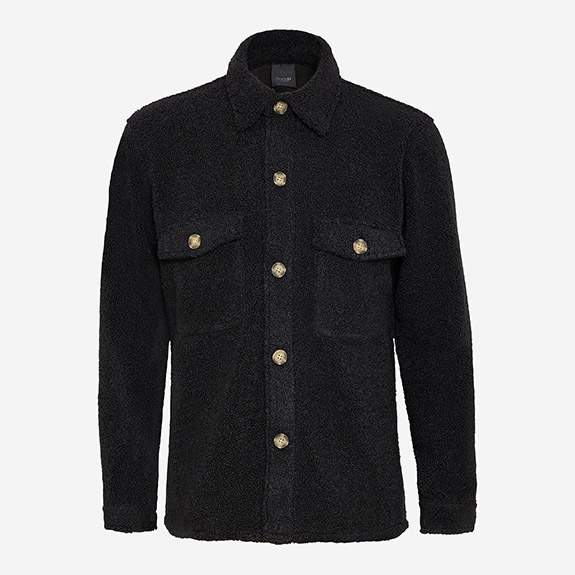 Anders F Cardigan Black SAND