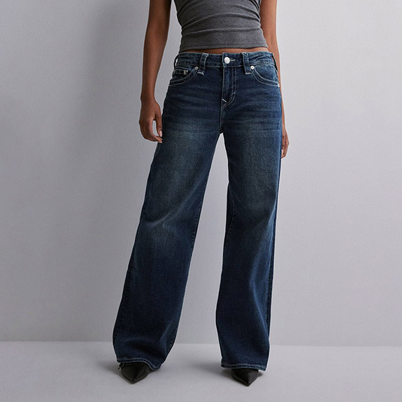 Bobbi Baggy Jeans Dark Wash True Religion