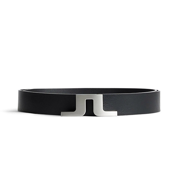 Bridger Leather Belt Black J LINDEBERG