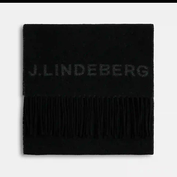 Champ JL Scarf Black J LINDEBERG