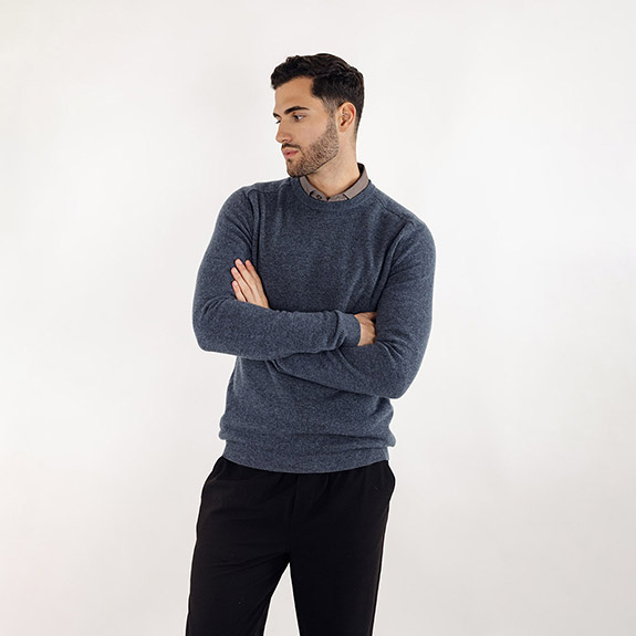 Constantin Wool Sweater Dk Navy URBAN PIONEERS