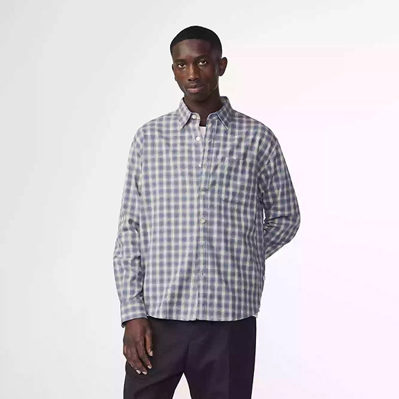 Deon Shirt 5465 Blue Check NN07