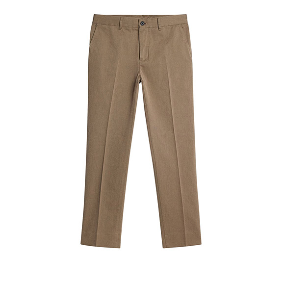 Lois C Flannel  Twill Pants Tiger Brown J LINDEBERG