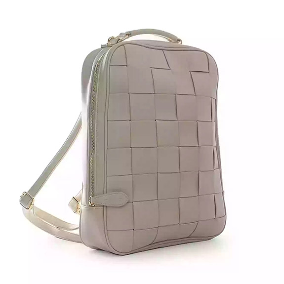 Ravenna Backpack Braided Strap Grey