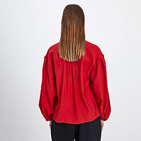 Bambo LS Shirt Red NORR - bild 2