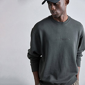 Callan Logo Crew Neck Black Grey JL - bild 3