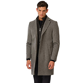 Cashmere Coat Sultan Tech Gr Melange SAND - bild 2