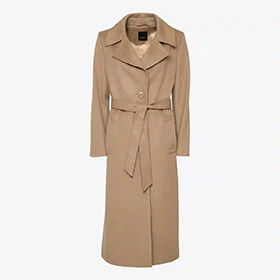 Cashmere Coat W Clareta Belt Brwon SAND - bild 2