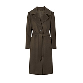 Cashmere Coat W Clareta Belt Brwon SAND - bild 1