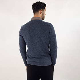 Constantin Wool Sweater Dk Navy URBAN PIONEERS - bild 2