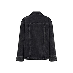 Jayden 2 Denim Jacket Black Washed LEVETE ROOM - bild 4