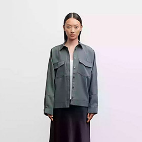 Kaia TwillnOvershirt Faded Green AHLVAR GALLERY - bild 2