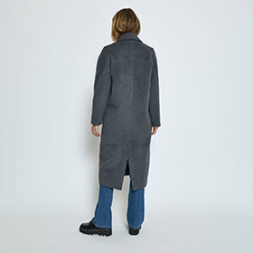 MSZoey Coat Grey Melange MINUS - bild 2