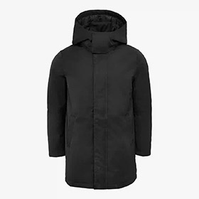 Techno Twill Parkas Jacka Svart SAND - bild 2