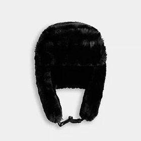 Trapper Faux Fur Hat Black J LINDEBERG - bild 2